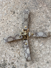 Load image into Gallery viewer, Key Chains - Leather and Repurposed Authentic Vintage Gucci Canvas