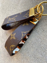 Load image into Gallery viewer, Key Fobs - Leather and Repurposed Authentic LV