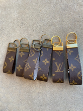 Load image into Gallery viewer, Key Fobs - Leather and Repurposed Authentic LV