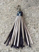 Load image into Gallery viewer, Leather Tassels - Leather and Repurposed LV Multi Colored