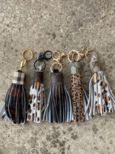 Load image into Gallery viewer, Leather Tassels Hair On Leather