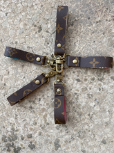 Load image into Gallery viewer, Key Chains - Leather and Authentic Repurposed LV Canvas