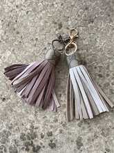 Load image into Gallery viewer, Leather Tassels - Leather and Repurposed Gucci