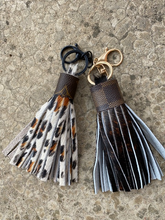 Load image into Gallery viewer, Leather Tassels Hair On Leather