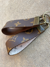 Load image into Gallery viewer, Key Fobs - Leather and Repurposed Authentic LV