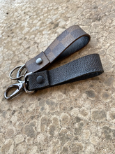 Load image into Gallery viewer, Key Chains - Leather and Repurposed Authentic LV Damier Canvas