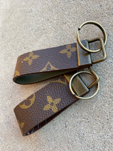 Load image into Gallery viewer, Key Fobs - Leather and Repurposed Authentic LV